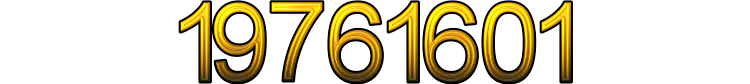 Number 19761601