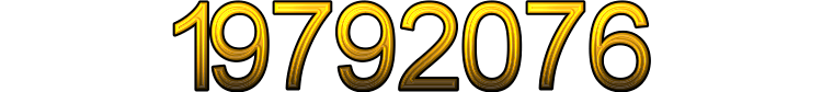 Number 19792076