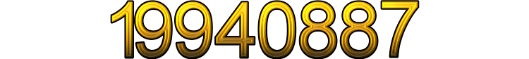 Number 19940887 Number 19940887
