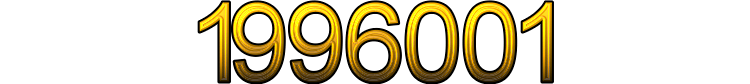 Number 1996001