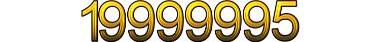 Number 19999995