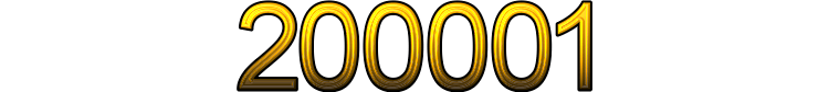 Number 200001