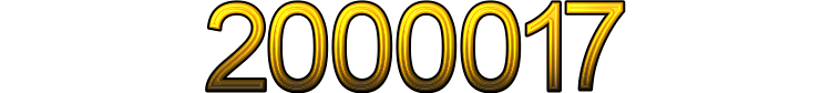 Number 2000017
