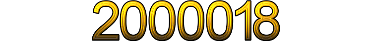 Number 2000018