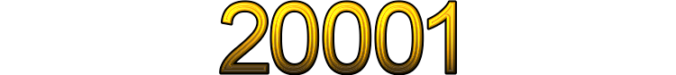Number 20001