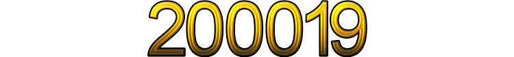 Number 200019