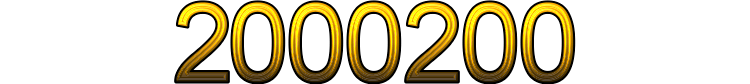 Number 2000200