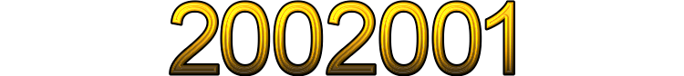 Number 2002001