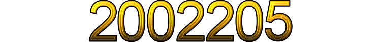 Number 2002205