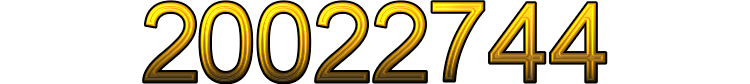 Number 20022744