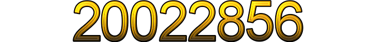 Number 20022856