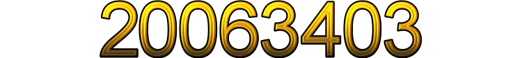 Number 20063403