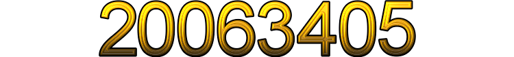 Number 20063405