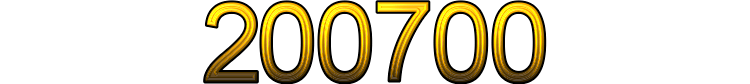 Number 200700