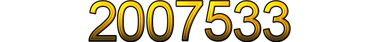 Number 2007533