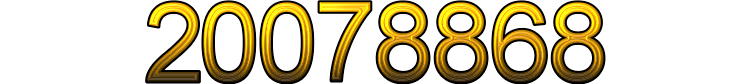 Number 20078868