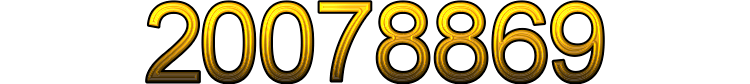 Number 20078869