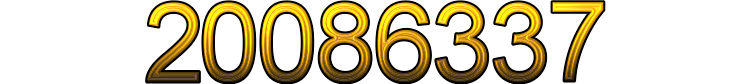 Number 20086337