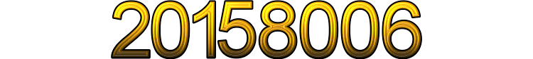 Number 20158006