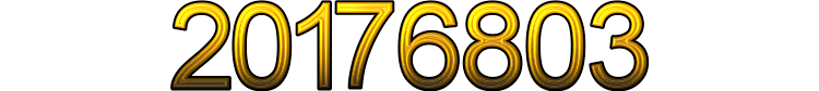 Number 20176803