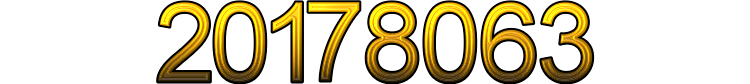 Number 20178063