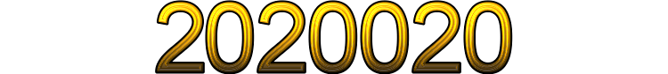 Number 2020020