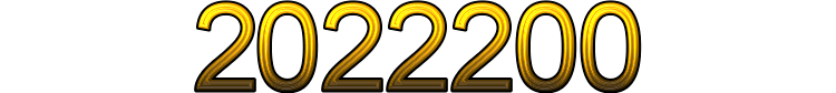 Number 2022200