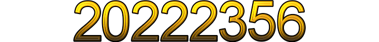 Number 20222356
