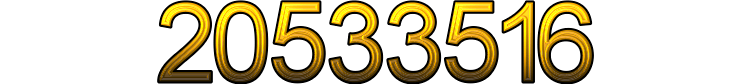 Number 20533516