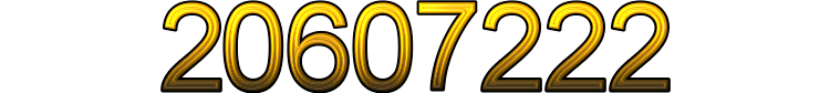Number 20607222