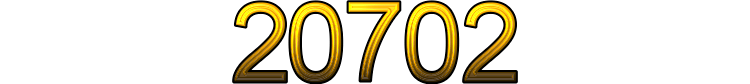 Number 20702