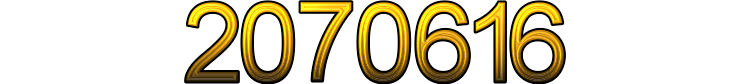 Number 2070616