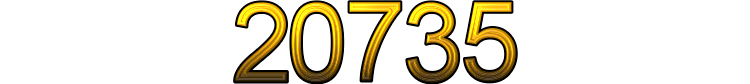 Number 20735