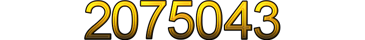 Number 2075043