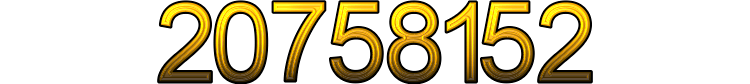 Number 20758152