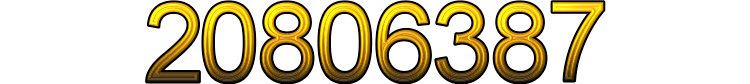 Number 20806387