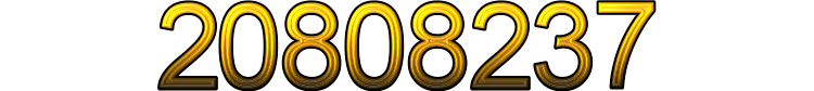 Number 20808237 Number 20808237