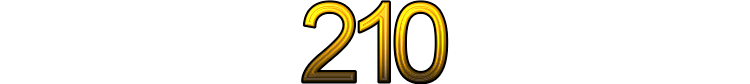 Number 210