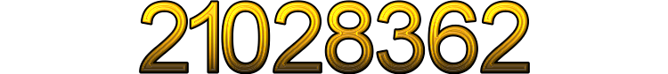 Number 21028362