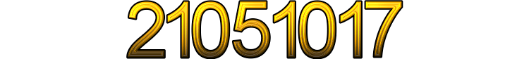 Number 21051017