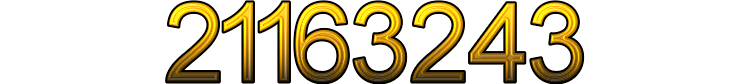 Number 21163243