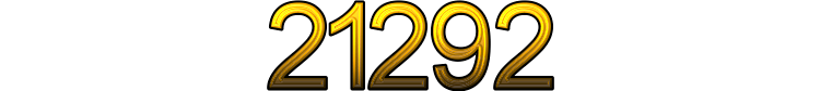 Number 21292