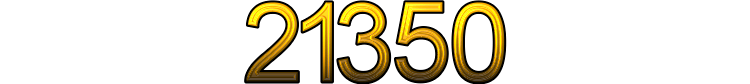Number 21350