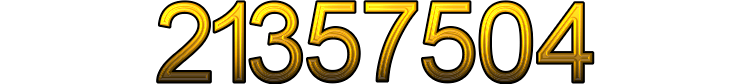 Number 21357504