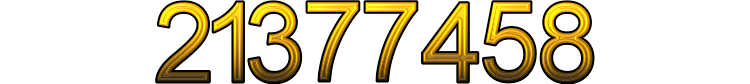 Number 21377458