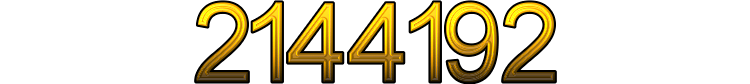 Number 2144192