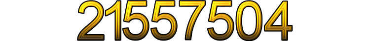 Number 21557504 Number 21557504
