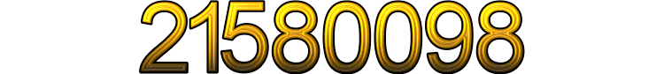 Number 21580098