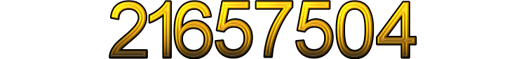 Number 21657504