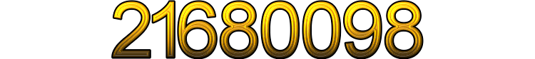 Number 21680098